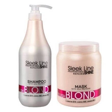 Stapiz Duży Zestaw pielęgnacyjny do włosów Sleek Line Blush Blond