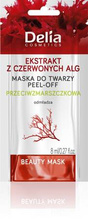 DELIA Beauty Maseczka peel-off do twarzy przeciwzmarszczkowa z ekstraktem z alg 8 ml