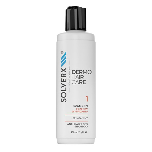SOLVERX Szampon przeciw wypadaniu włosów Dermo Hair z Sfinganiny 250 ml
