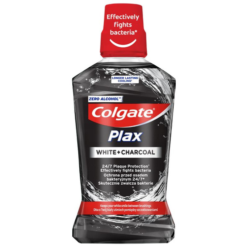 Colgate Płyn do płukania ust Plax White+Charcoal  500ml