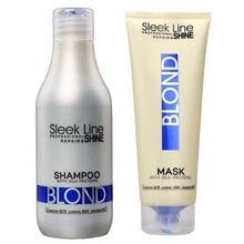 Stapiz Mały Zestaw pielęgnacyjny do włosów Sleek Line BLOND