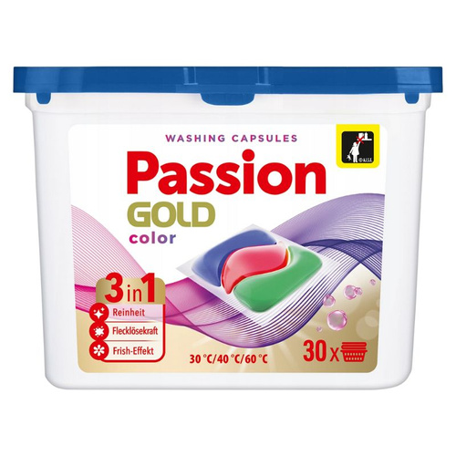 PASSION GOLD Kapsułki do prania 3w1 Kolor - 30 szt.