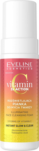 Eveline Vitamin C 3xAction Rozświetlająca Pianka do mycia twarzy 150 ml
