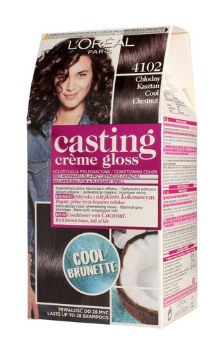 Casting Creme Gloss Krem koloryzujący nr 4102 Chłodny Kasztan
