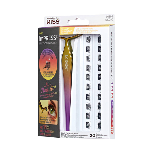 KISS Kępki Sztucznych Rzęs ImPress - Lash Kit 01