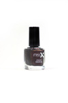 MISS X Lakier d/paznokci 248 czarny-fiolet brokat