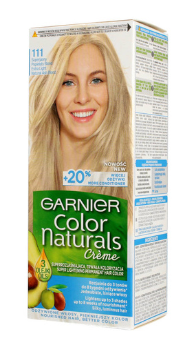 Garnier Color Naturals Farba do włosów 111 Superjasny Popielaty Blond