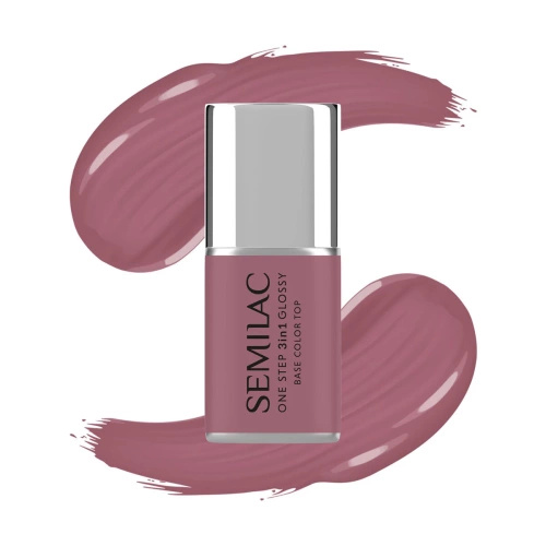 Semilac One Step Glossy Lakier S201 Earth Pink 7ml