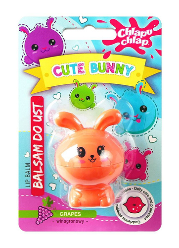 CHLAPU CHLAP Balsam do ust Cute Bunny - winogrono
