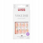 KISS Sztuczne paznokcie na klej Voguish Fantasy, 4 Wheel Drive, Nude, Medium Coffin