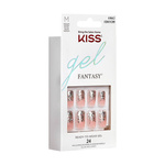 KISS Sztuczne Paznokcie Gel Fantasy - Fanciful (rozmiar M)(24szt)