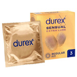 DUREX Supercienkie Prezerwatywy Sensual 3 sztuki