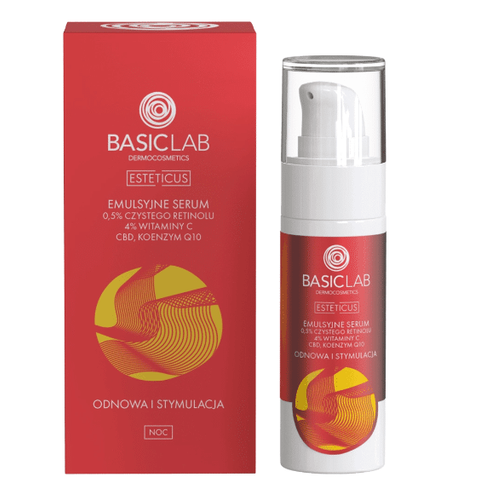 BasicLab Emulsyjne Serum z 0,5% Czystego Retinolu 30 ml
