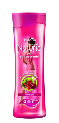 Joanna Naturia Żel pod prysznic Wiśnia i czerwona porzeczka  300ml