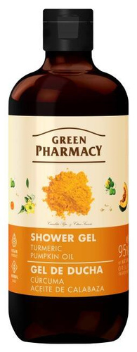 GREEN PHARMACY Multi Żel pod prysznic Kurkuma + Olejek dyniowy 500 ml
