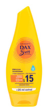 Dax Sun Emulsja ochronna do opalania SPF 15 z masłem kakaowym i olejem arganowym 175ml