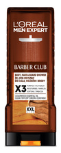 LOREAL Men Expert Barber Club Żel pod prysznic do ciała,włosów i brody 400 ml