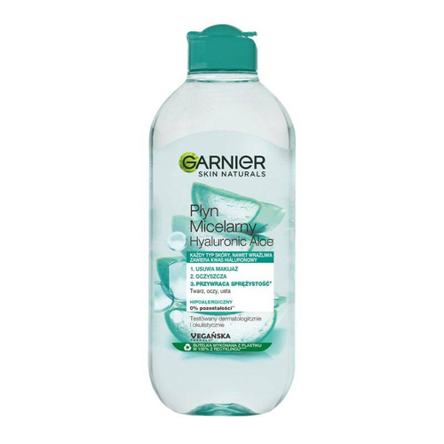 Garnier Skin Naturals Hyaluronic Aloe Płyn micelarny do demakijażu 400ml