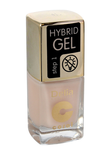 Delia Cosmetics Coral Hybrid Gel Emalia do paznokci nr 41  11ml