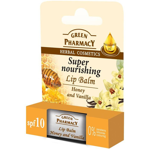 Green Pharmacy Lip Balm Balsam do ust Super Nourishing  1szt