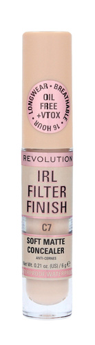 Makeup Revolution IRL Filter Finish Korektor w płynie C7 6g