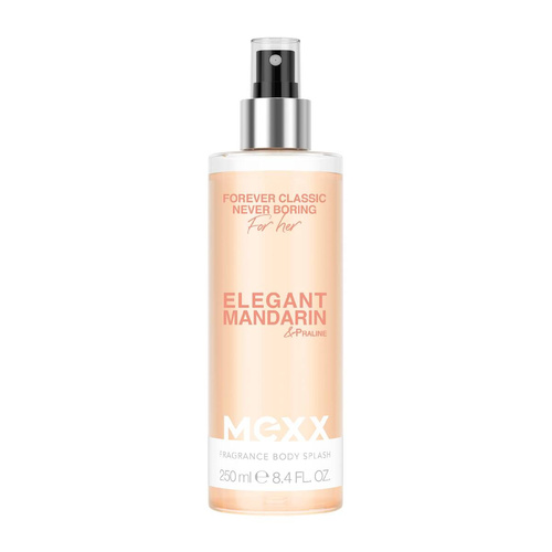 Mexx Perfumowany Spray do ciała Forever Classic Never Boring for Her - Elegant Mandarin Praline 250 ml