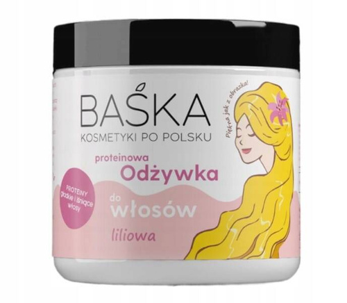 BAŚKA Emolientowa odżywka do włosów - liliowa 250 ml
