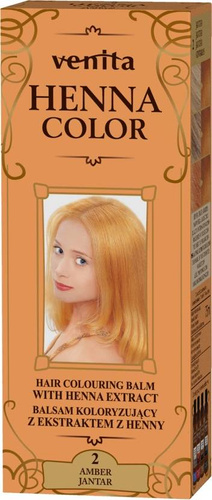 VENITA Henna Color Balsam koloryzujący z ekstraktem z Henny - 2 Jantar
