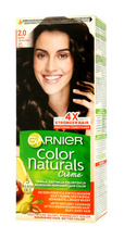 Garnier Color Naturals Krem koloryzujący nr 2.0 Bardzo Ciemny Brąz