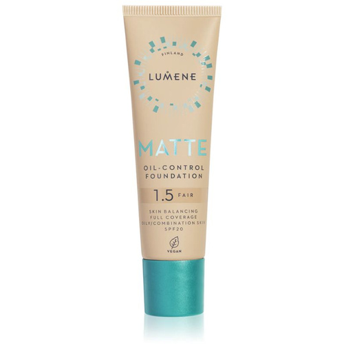 Lumene Matte Oil-Control podkład matujący 1,5 Fair Beige 30 ml