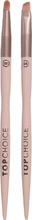 TOP CHOICE Professional Pędzelki Softness nr 05 i 06 - do cieni i kresek (30055) 1op.-2szt