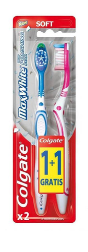Colgate Szczoteczka MaX White miękka 1+1