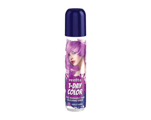 Venita 1-Day Color Spray koloryzujący do włosów 10 Violet Aura 50ml