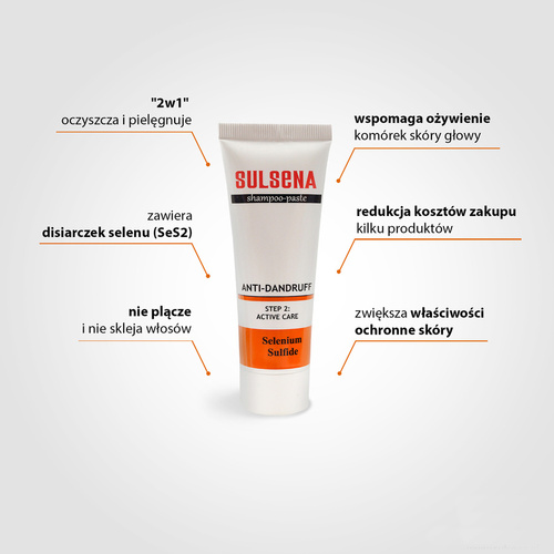 SULSENA Szampon-pasta do włosów - ochrona przeciwłupieżowa 75ml