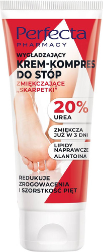 PERFECTA Wygładzający Krem - kompres do stóp zmiękczające skarpetki