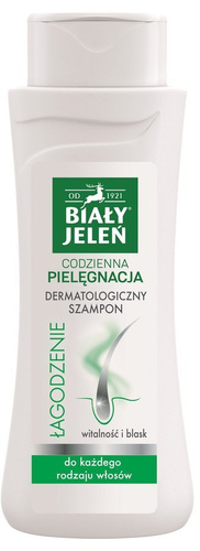 Biały Jeleń Codzienna Pielęgnacja Łagodzenie Szampon do włosów dermatologiczny - każdy rodzaj włosów 300ml