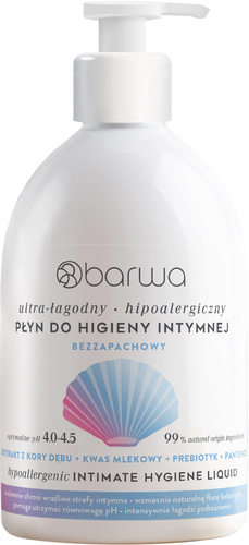 Barwa Hipoalergiczny Płyn do Higieny Intymnej Bezzapachowy 500 ml