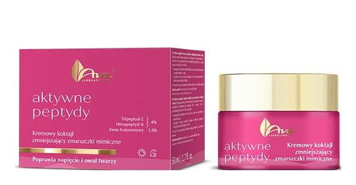 Ava Aktywne Peptydy Kremowy Koktajl na Zmarszczki Mimiczne 50ml