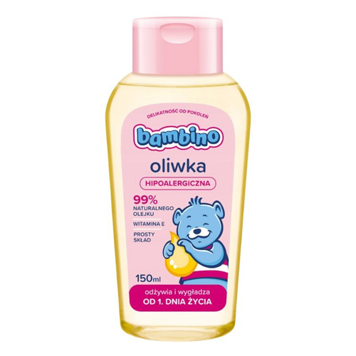 BAMBINO Oliwka hipoalergiczna od 1 dnia oliwka dla dzieci i niemowląt 150ml