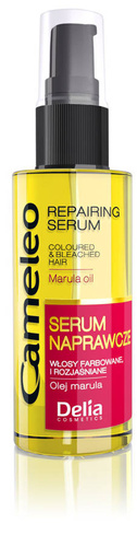 Delia Cosmetics Cameleo Serum naprawcze z olejem marula do włosów farbowanych 55ml