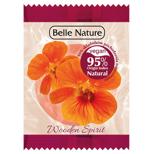 BELLE NATURE Musująca pastylka do kąpieli - Wooden Spirit 24 g
