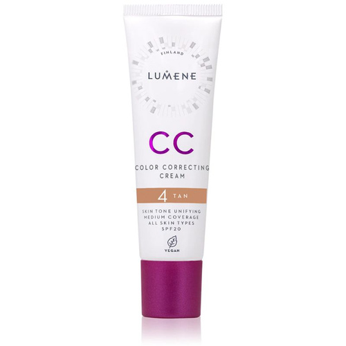 Lumene CC Color Correcting Cream korygujący podkład 4 Tan (Neutral) 30ml