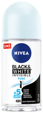 Nivea Dezodorant INVISIBLE PURE roll-on damski 50ml