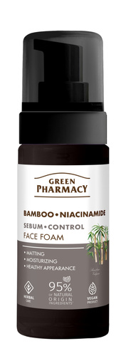 Green Pharmacy Pianka do Mycia Twarzy Bambus i Niacynamid 150 ml