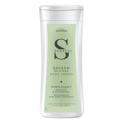 JOANNA Sensual Nawilżający Balsam do ciała - Konopie & Panthenol 200g