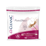 Cleanic Patyczki higieniczne Pure Effect -100% biodegradowalne-160szt (folia)