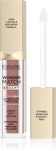 Eveline Matowa Pomadka w płynie Wonder Match Creamy nr 09 - Dream Nude 6.8 ml