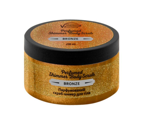 ENERGY OF VITAMINS Perfumed Shimmer Body Scrub Perfumowany Peeling brązujący do ciała 250ml