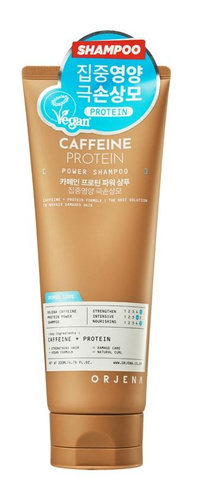 ORJENA Szampon Wzmacniający do Włosów z Kofeiną i Proteinami 200 ml