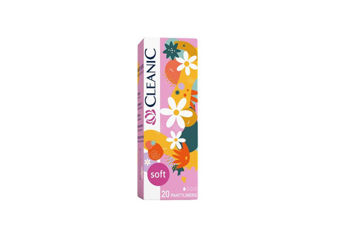 CLEANIC Wkładki higieniczne Soft -20szt